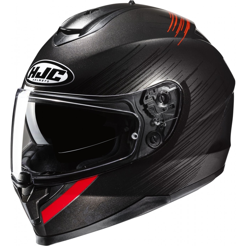 Integrálna prilba na motocykel HJC C70N Sway MC1 červeno-čierna