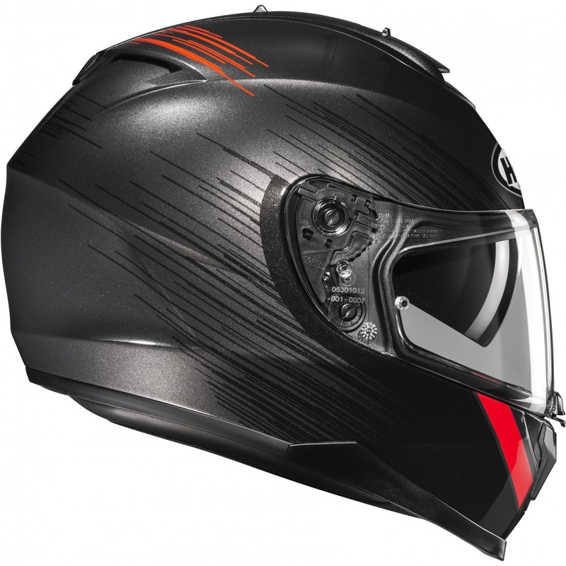 Integrálna prilba na motocykel HJC C70N Sway MC1 červeno-čierna