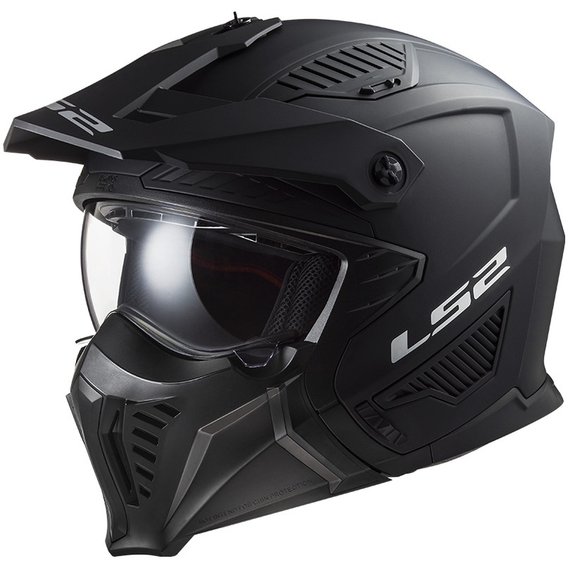Prilba na motocykel LS2 OF606 Drifter Solid čierna matná