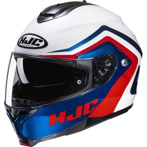 Vyklápacia helma na motorku HJC C91N Nepos MC21 červeno-modro-biela