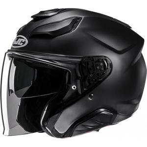 Otvorená helma na motorku HJC F31 Solid čierna