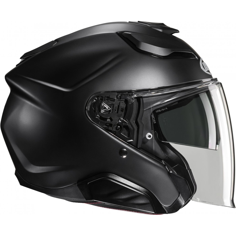 Otvorená prilba na motocykel HJC F31 Solid čierna