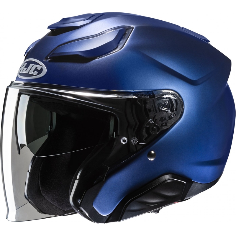 Otvorená prilba na motocykel HJC F31 Solid metalická modrá