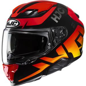 Integrálna helma na motorku HJC F71 Bard MC1 čierno-červeno-oranžová