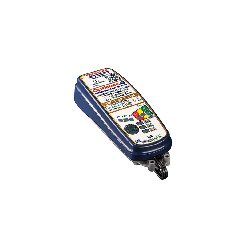 Nabíjačka batérií TecMate- Optimate 4 QUAD PROGRAM CAN-BUS PREMIUM 12V / 12,8-1,25 A