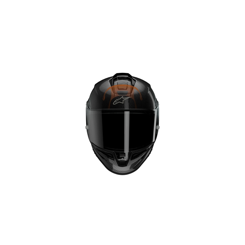 Integrálna helma na motorku Alpinestars Supertech R-10 Solid carbon čierna