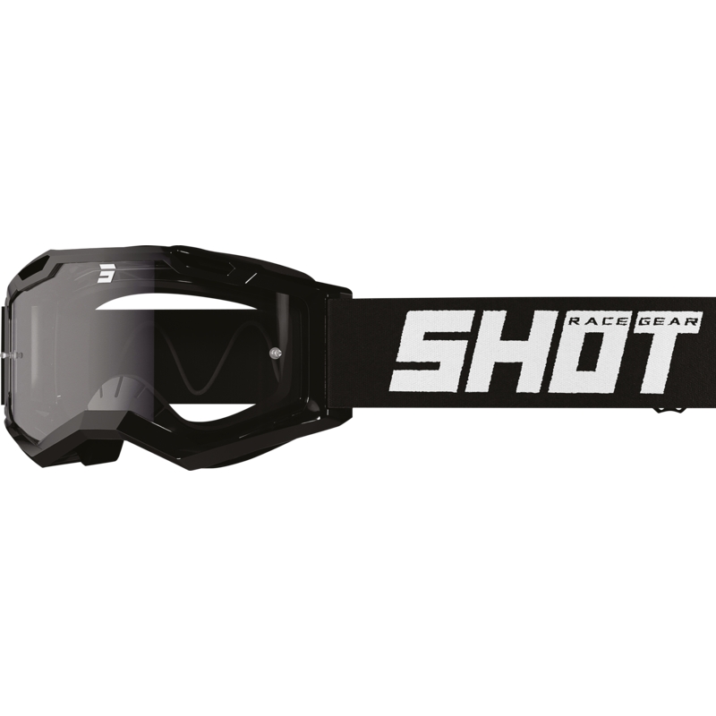 Detské motokrosové okuliare Shot Rocket Kid 2.0 čierne (číre plexisklo)