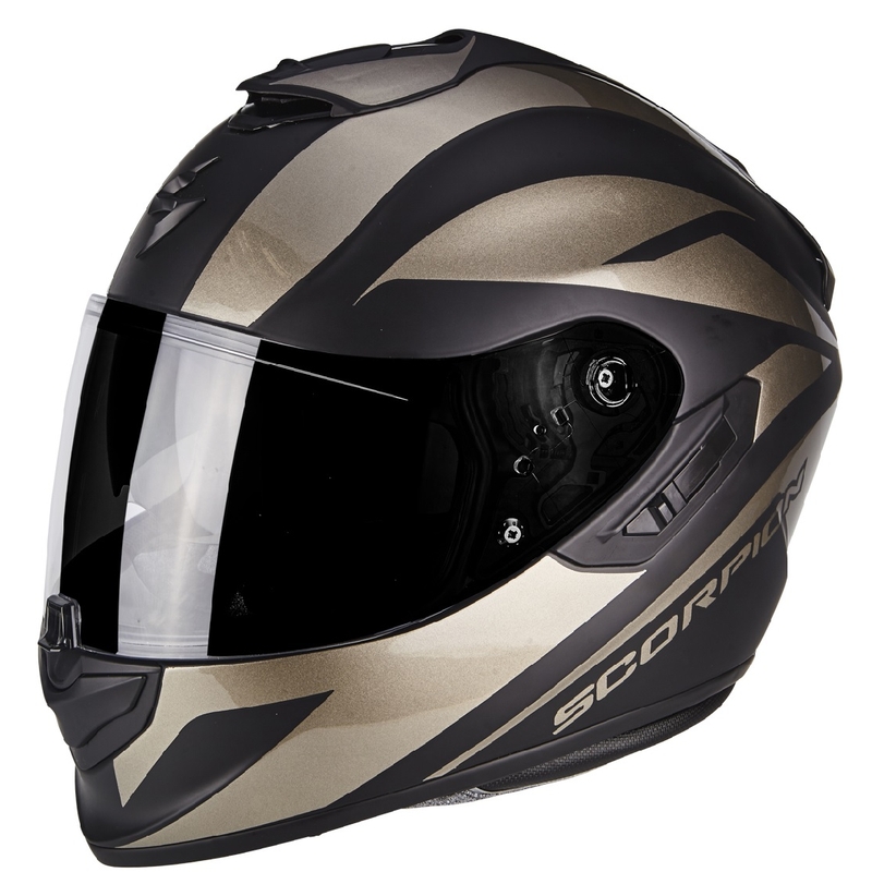Integrálna prilba na motocykel Scorpion Exo-1400 Air Freeway II titánová výpredaj
