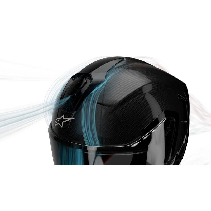 Integrálna prilba na motocykel Alpinestars Supertech R-10 Team carbon červeno-biela