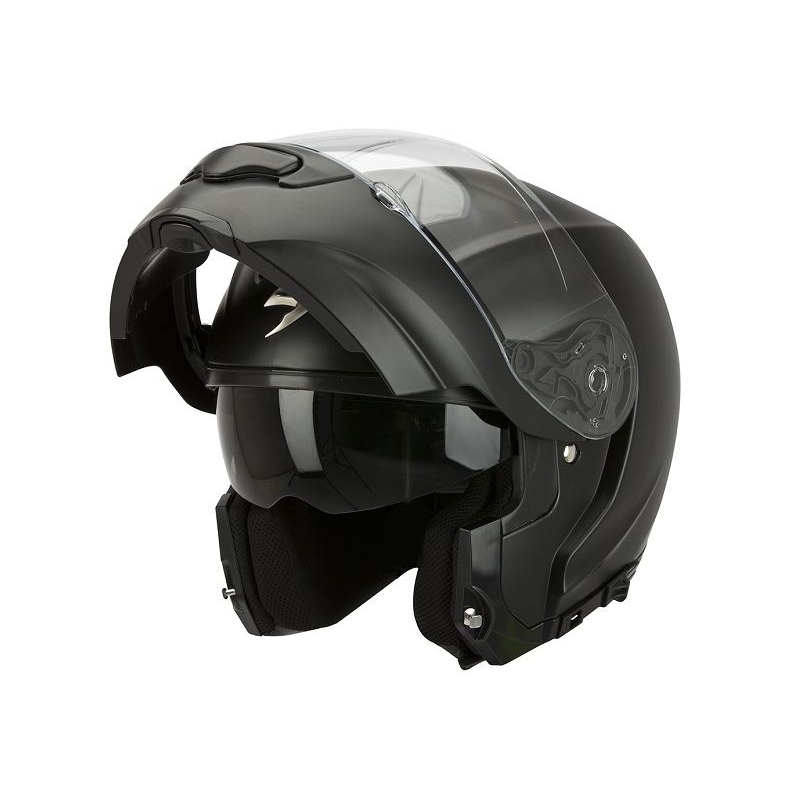 Moto prilba odklápacia Scorpion EXO-3000 čierna matná