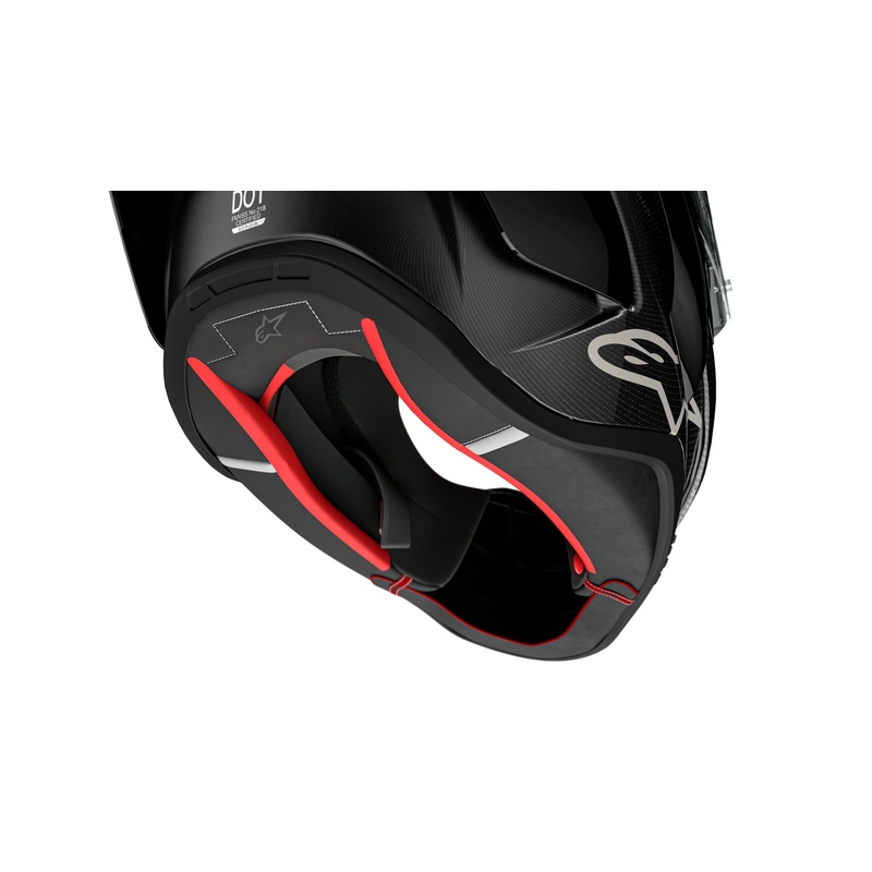 Integrálna prilba na motocykel Alpinestars Supertech R-10 Team carbon červeno-biela