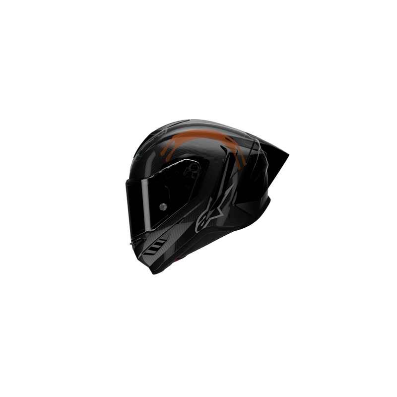 Integrálna prilba na motorku Alpinestars Supertech R-10 Team carbon fluo červeno-modro-biela matná