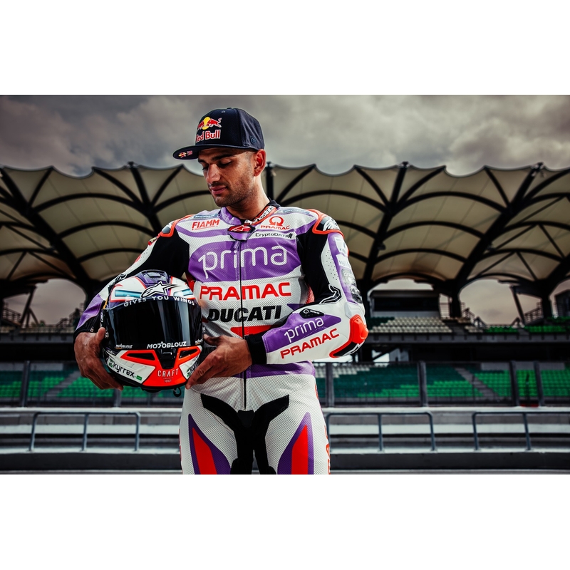 Integrálna prilba na motorku Alpinestars Supertech R-10 Team carbon fluo červeno-modro-biela matná