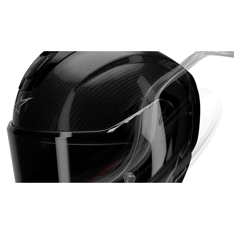 Integrálna helma na motorku Alpinestars Supertech R-10 Element carbon strieborno-čierna