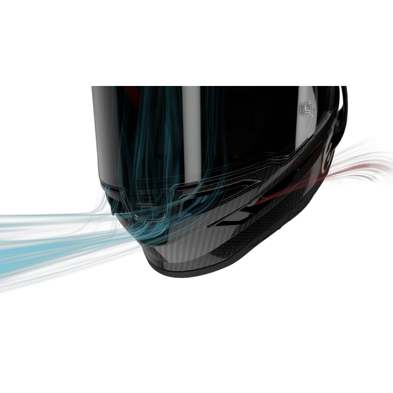 Integrálna helma na motorku Alpinestars Supertech R-10 Element carbon strieborno-čierna