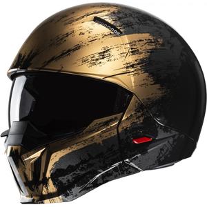 Otvorená helma s maskou HJC i20 Furia MC9 čierno-zlatá