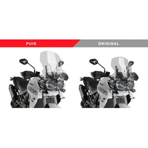 Plexi štít PUIG TOURING 9656H dymové