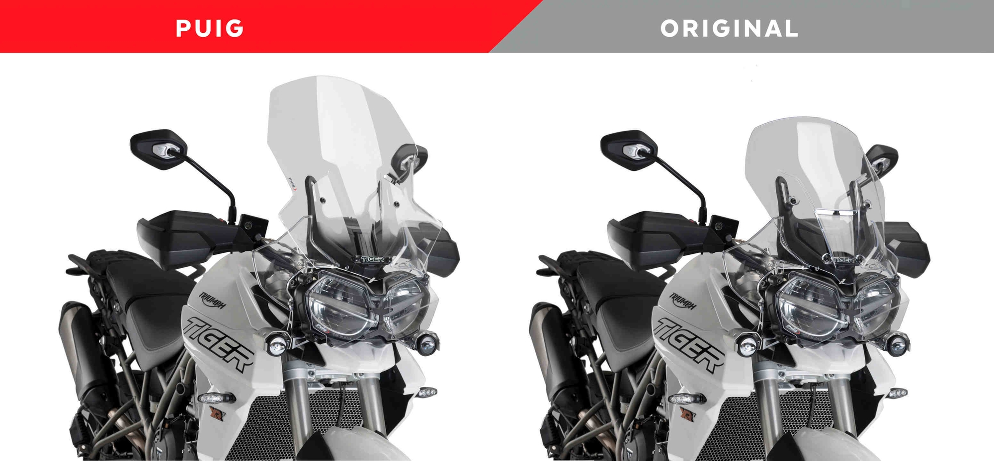 Plexi štít PUIG TOURING 9656H dymové
