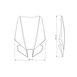 Plexi na motorku PUIG NEW. GEN TOURING 9377H dymové