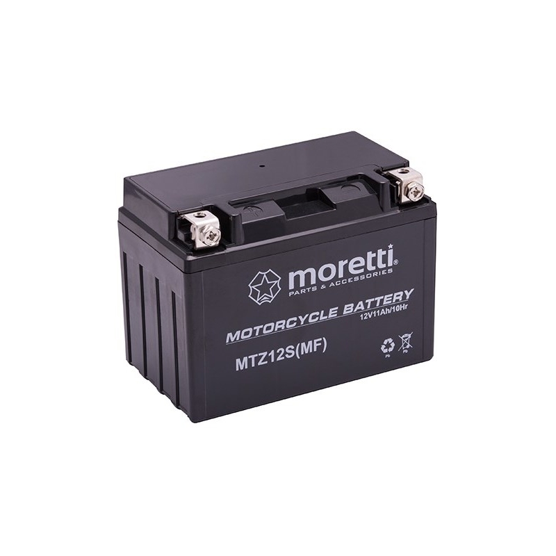 Bezúdržbová gélová batéria Moretti MTZ12S, 12 V, 10 Ah