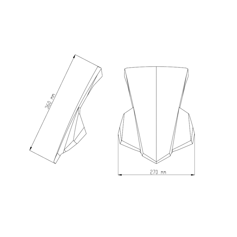 Plexi na motorku PUIG NEW GEN. SPORT dymové