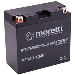 Bezúdržbová gélová batéria Moretti MT14B-4, 12 V, 12 Ah