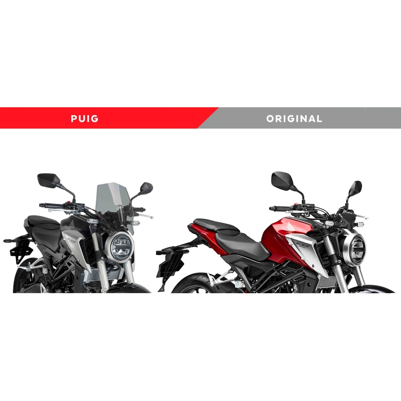 Plexi na motorku PUIG NEW GEN. SPORT dymové
