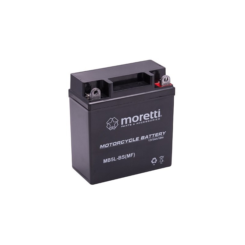 Bezúdržbová gélová batéria Moretti MB5L-BS, 12 V, 5 Ah výpredaj