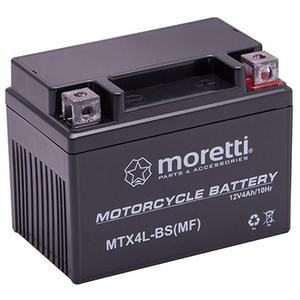 Bezúdržbová gélová batéria Moretti MTX4L-BS, 12 V, 4 Ah