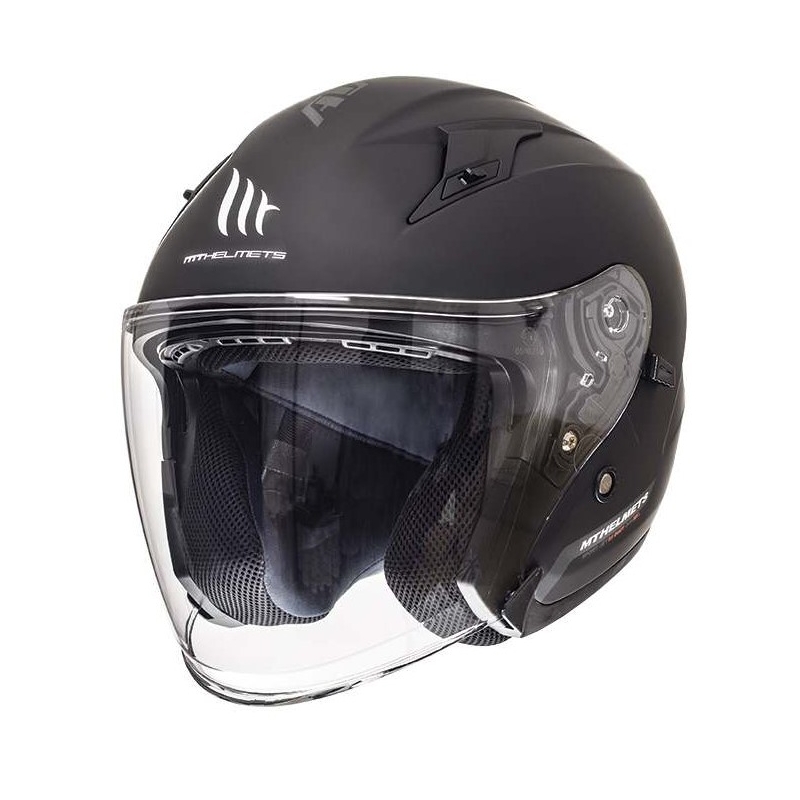 Prilba na motocykel otvorená MT Avenue SV čierna matná výpredaj