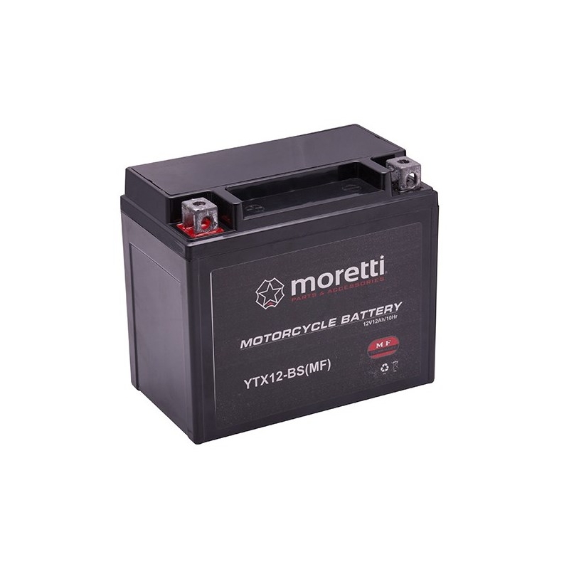 Bezúdržbová gélová batéria Moretti MTX12-BS, 12V 12Ah