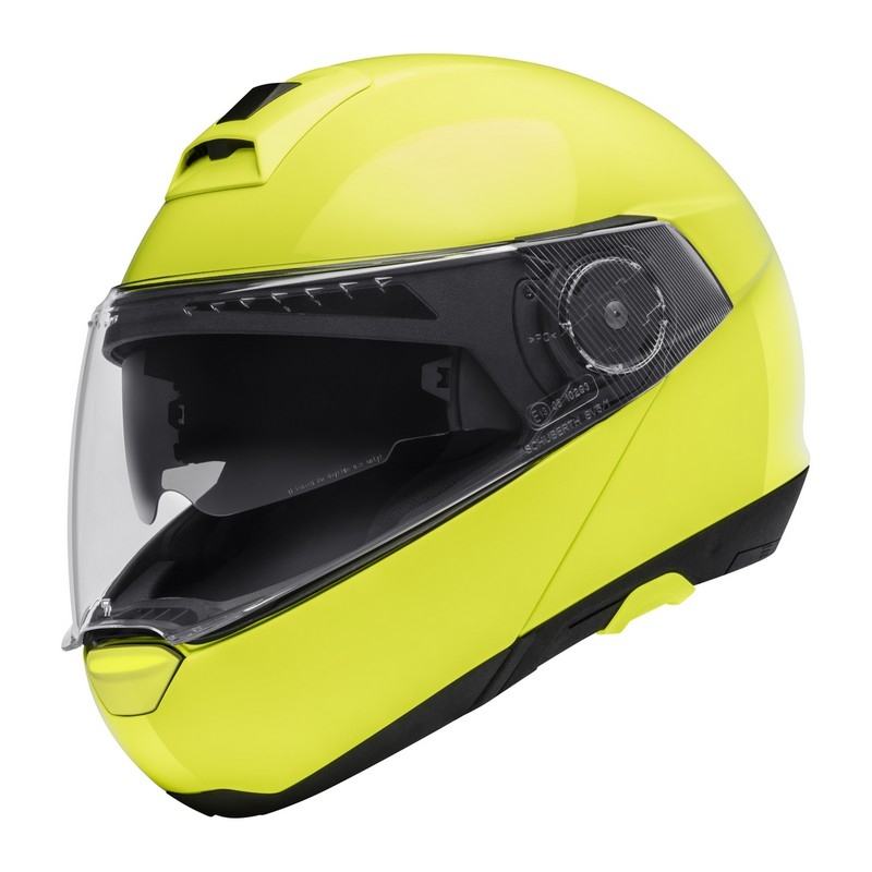 Vyklápací prilba na motorku Schuberth C4 fluo žltá výpredaj