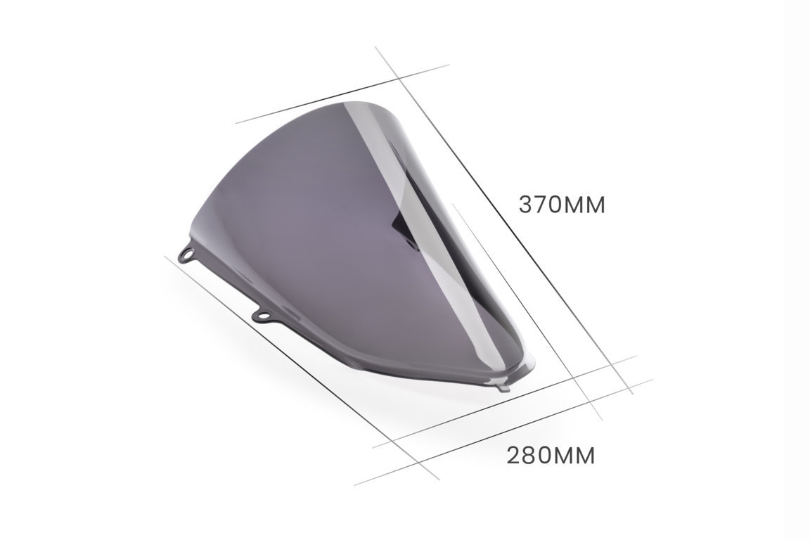 Plexi štít PUIG R-RACER 3633H dymové