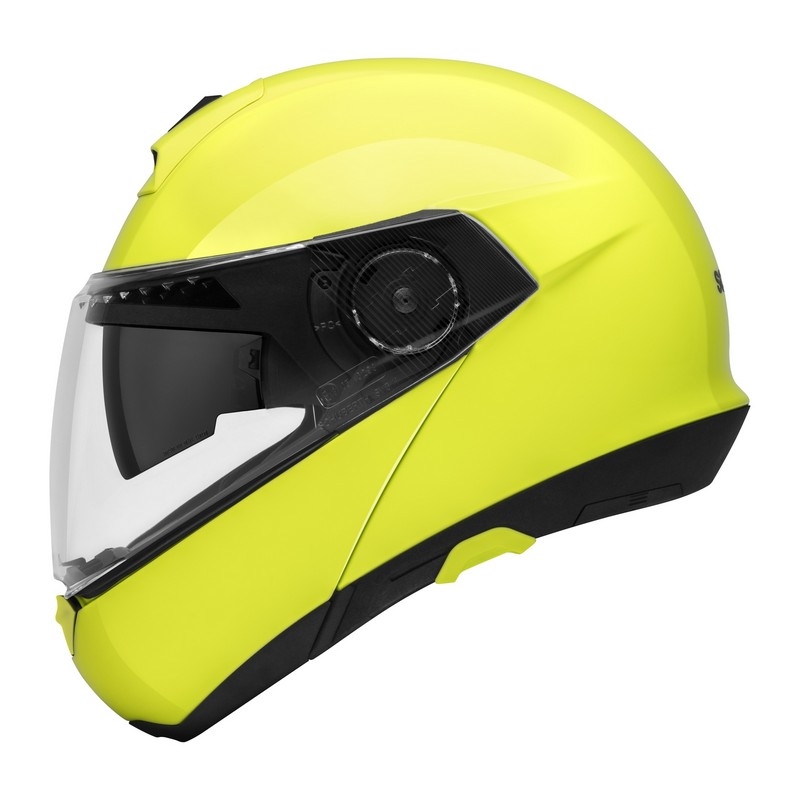 Vyklápací prilba na motorku Schuberth C4 fluo žltá výpredaj