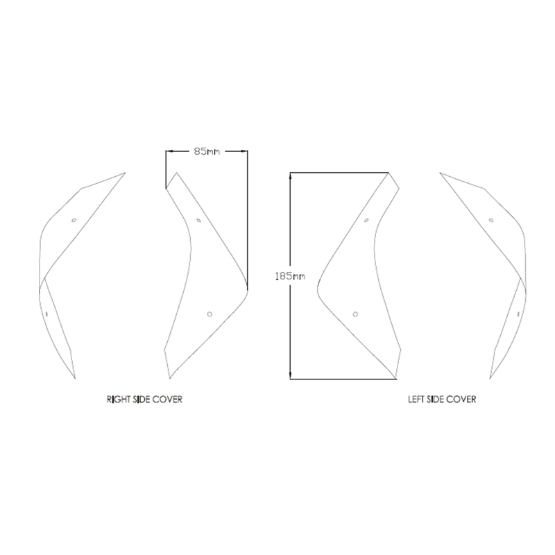 Predné deflektory PUIG dymové výpredaj