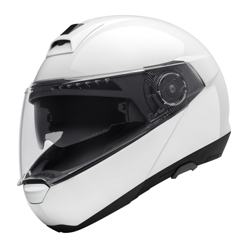 Vyklápací prilba na motorku Schuberth C4 biela výpredaj