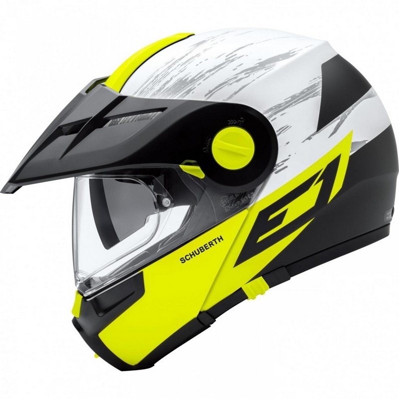 Enduro vyklápací prilba Schuberth E1 fluo žltá vypredaj výpredaj