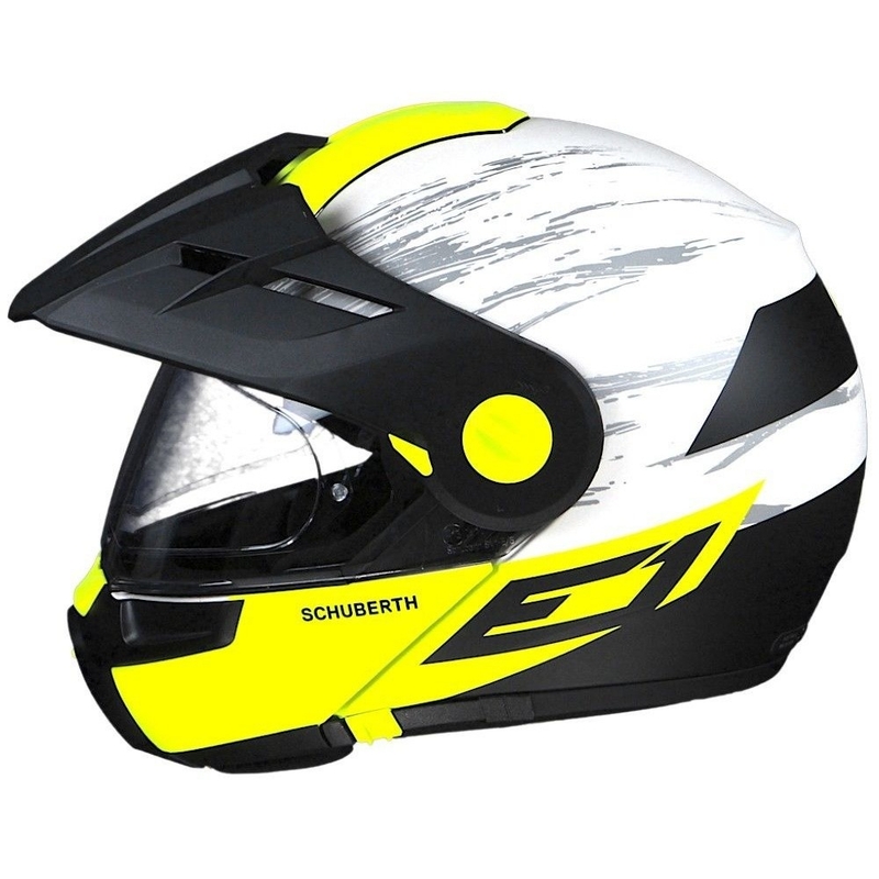 Enduro vyklápací prilba Schuberth E1 fluo žltá vypredaj výpredaj