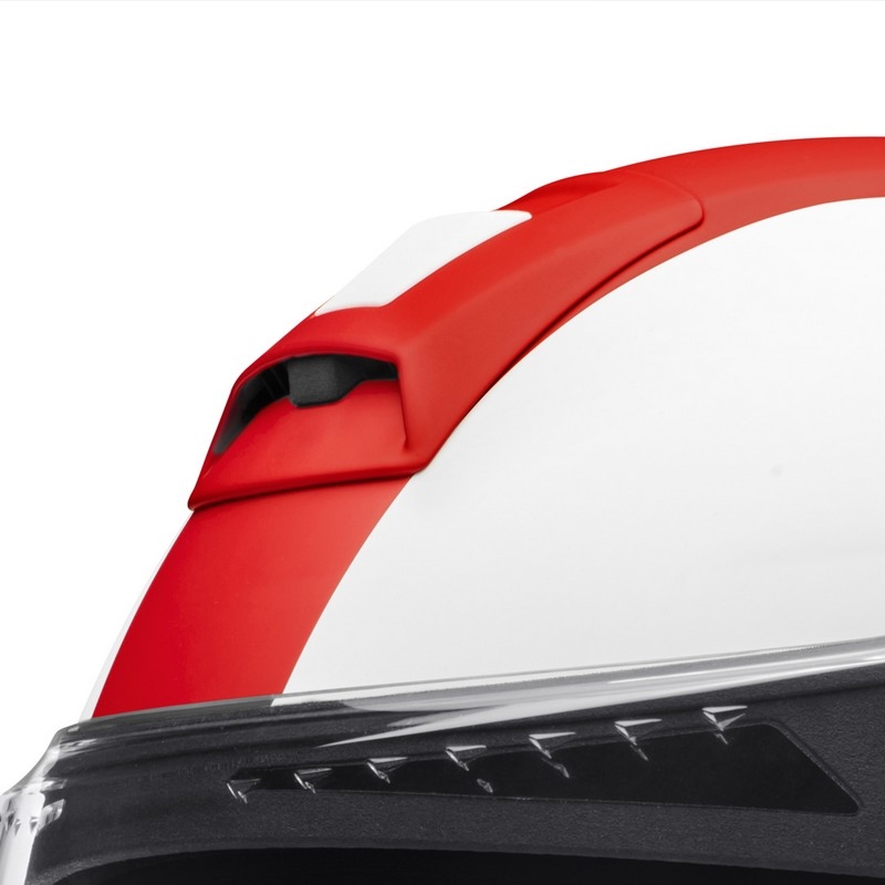 Vyklápacia prilba na motorku Schuberth C4 bielo-červená výpredaj