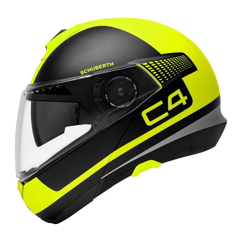 Vyklápacia prilba na motorku Schuberth C4 čierno-fluo žltá výpredaj
