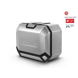Kompletná sada bočných hliníkových kufrov SHAD TERRA,  47/47 litrový bočné kufre, vrátane montážnej sady SHAD SUZUKI DL 650 V-Strom