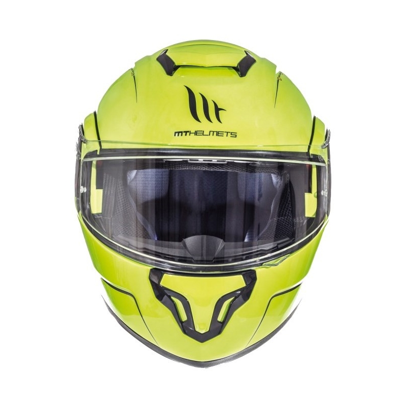 Vyklápacia prilba na motorku MT Atom fluo žltá výpredaj