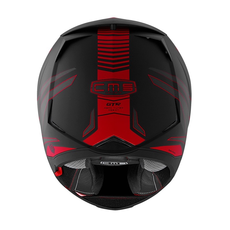 Prilba na motorku CMS GTR Spitfire červená
