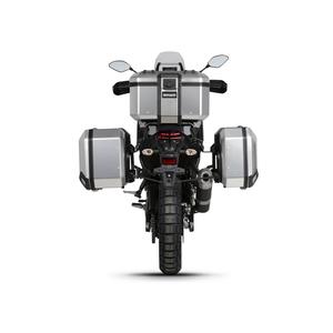 Kompletná sada hliníkových kufrov SHAD TERRA, 55L vrchný kufor + 36L / 47L bočné kufre, vrátane montážnej sady a dosky SHAD YAMAHA Tenere 700 XTZ690