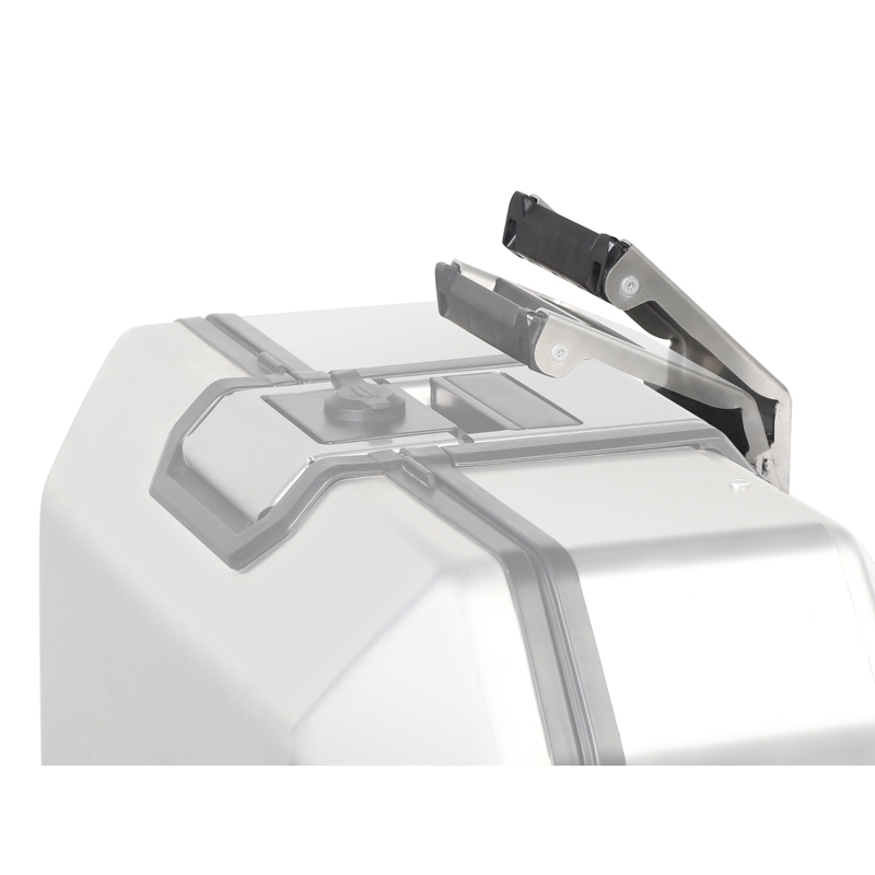 Kompletná sada hliníkových kufrov SHAD TERRA, 55L vrchný kufor + 36L / 47L bočné kufre, vrátane montážnej sady a dosky SHAD BMW F 650 GS / F 700 GS/ F 800 GS (2008 - 2018)