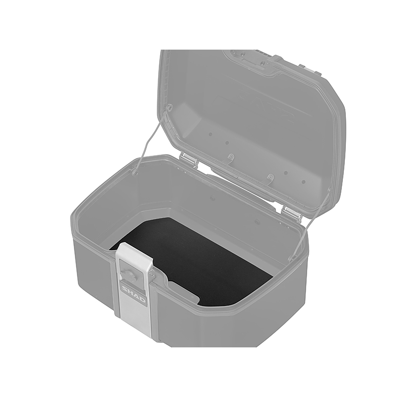 Kompletná sada hliníkových kufrov SHAD TERRA BLACK, 55L topcase + 36L / 47L bočné kufre, vrátane montážnej sady a dosky SHAD CF Moto 800MT