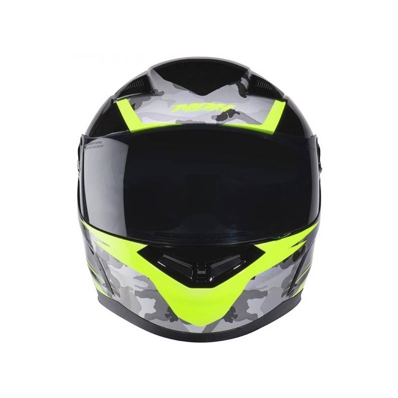 Integrálna prilba na motocykel NOX N917 Side čierno-fluorescenčno-žltá-camo