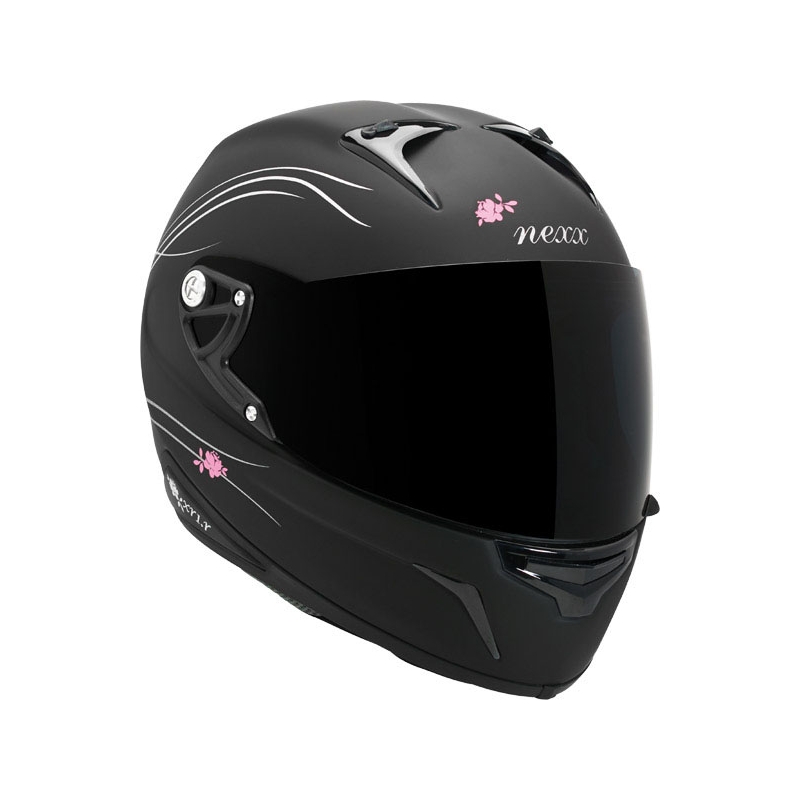 Moto prilba Nexx-XR1.R Glam čierna dámska