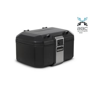 Kompletná sada sedlových brašní SHAD TERRA TR40 adventure a hliníkového kufra SHAD TERRA BLACK 55L, vrátane montážnej sady SHAD BMW F750 GS / F850 GS