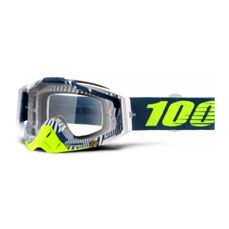 Okuliare 100 % Racecraft Eclipse (číre plexisklo)
